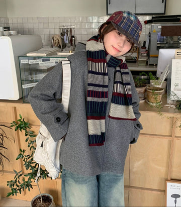 Zentiki Hood Quilted Short Coat Jacket